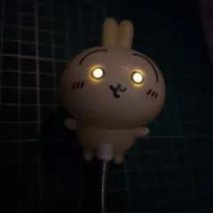 USB給電式 うさぎ型 LEDライト 目が光る