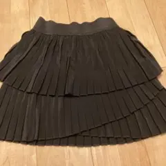 ZARA ブラックプリーツスカートS