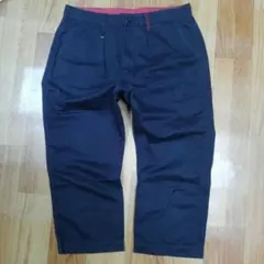 アーバンリサーチDOORS 日本製クロップドバンツ 36(S)ダークネイビー美品