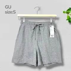 【タグ付き】GU ジーユー スウェットショートパンツ グレー Sサイズ