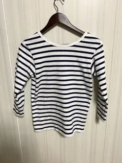 【新品未使用】ジャーナルスタンダードレリューム バックオープンボーダーカットソー