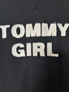 TOMMY GIRL フード付き　スウェットワンピース