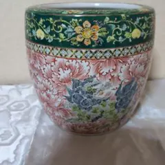 九谷焼 清峰作 花鳥柄 花瓶 牡丹 鳳凰 - メルカリ
