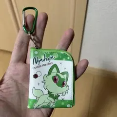 ポケットモンスター　ニャオハグッズ　ミニポーチ　小物入れ　財布　ニャオハ