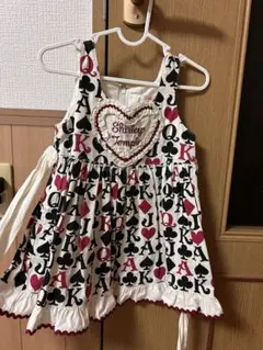 Shirley Temple トランプ柄ワンピース 100cm