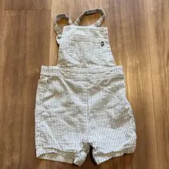 美品 ✴︎ PETIT BATEAU ストライプオーバーオール 12m,74cm