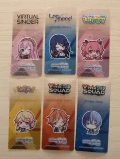 プロセカ アニメイト特典 クリアしおり 6枚