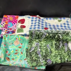 ロンドンテーマのカラフル生地セット ４枚セット