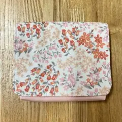 移動ポケット　ハンドメイド　花柄　入園入学グッズ