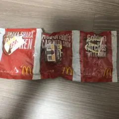 マクドナルド　フードストラップ３種