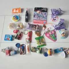 食品　ミニチュア　キーホルダー