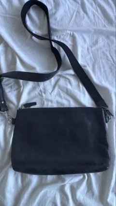 【新品未使用】DOCHE レザー 2WAYクラッチショルダーバッグ 本革ネイビー