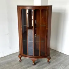 木製 4段 半円形シェルフ アンティーク102.5×56×32センチ - メルカリ