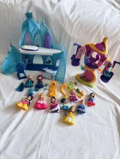 ディズニープリンセスドールハウス・人形セット
