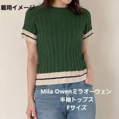 2026年最新】カラー：グリーン系 レディース 半袖 ニット・セーターの