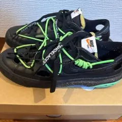 Off-White × Nike Blazer Low "Black and E