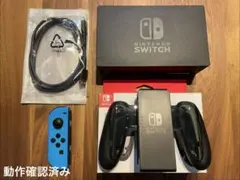 【純正品】動作確認済み Joy-Con(L)ネオンブルー＆充電グリップ＆ドック