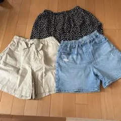 ユニクロ　ハーフパンツ160