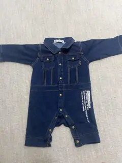 CROISSANCE BEBE デニム風 ロンパース 70