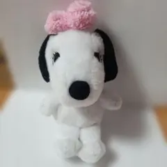 【美品】PEANUTS スヌーピー SNOOPY ベル ぬいぐるみ 約20㎝