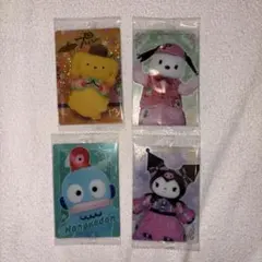 【新品未開封】サンリオキャラクターズ　カード　ツインウエハース2 (4点セット)