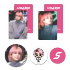 SnowMan スノ 台湾 台北 ポップアップ 佐久間 大介 缶バッジ トレカ