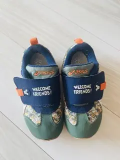 【18cm】ASICS スクスク 子供用 スニーカー　Disney ミッキー