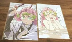 鬼滅の刃 全集中展 幕間画 アイキャッチ ポストカード 甘露寺蜜璃 2点セット