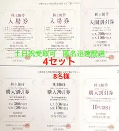 六甲山上レジャー施設優待入場券・割引券8名様　4セット⑨のサムネイル