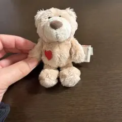 NICI くま ぬいぐるみ キーホルダー