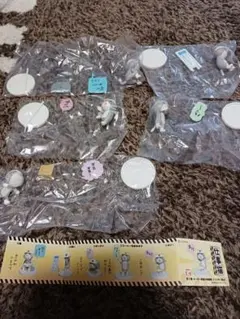 仕事猫　ミニフィギュアコレクション　 カプセルトイ 5体セット