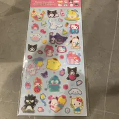 ラメ入り樹脂もりシール　サンリオ