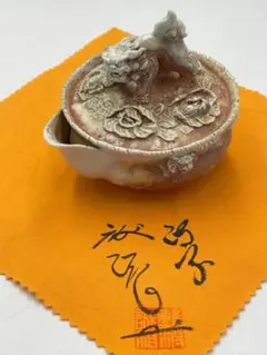 備前焼　白備前　難波誠治作　鳳凰　宝瓶 NS16 備前焼 白備前 難波誠治作 鳳凰 宝瓶 NS16