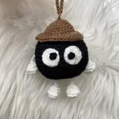 編みぐるみ　キーホルダー　リボンチャーム　編み物