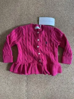 【新品】ラルフローレン Ralph Lauren ピンク カーディガン