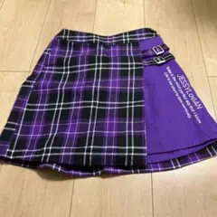 未着用　JESSY LOGAN チェック柄 スカパン 150cm