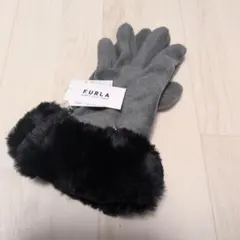 FURLA 手袋 ハンドグローブ ファー付き（タグ付き新品）のサムネイル