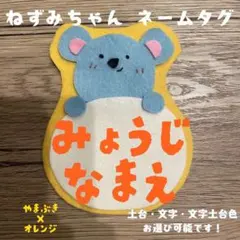 きりん☆フェルト/名札/実習/ネームタグ/オーダーメイド 幼稚園 保育