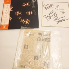 希少当時品 QUEEN II レコード ワーナー・パイオニア ワッツニュース昭和