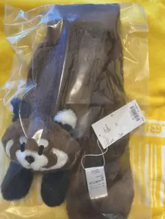 イカク ぬいぐるみマフラー グラニフ レッサーパンダ　新品　未使用品 イカク ぬいぐるみマフラー グラニフ レッサーパンダ 新品 未使用品