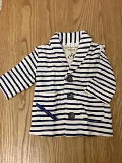 明日削除　セラフ　80薄手ボーダージャケット風アウター