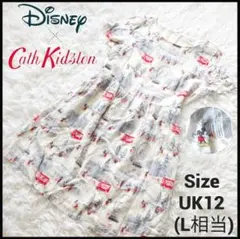 希少 Disney✕Cath Kidston ミッキーマウス ワンピース L相当