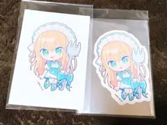 ヘブンバーンズレッド　４周年　東城つかさ　アニメイトカフェ　ステッカー　ヘブバン