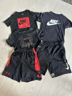 Nike Under Armour Tシャツとショーツセット