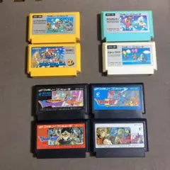 ファミコンソフト8本　アイスクライマー・バルーンファイト・ドラゴンクエスト等