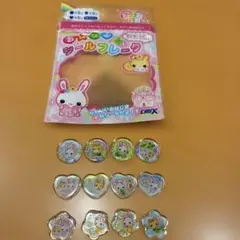 平成レトロ 当時物おはじきシール クラックス うさぎ りす - メルカリ
