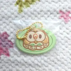 ポケピース　一番くじ　モクロー　パンケーキ　ラバーチャーム