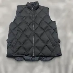 Eddie Bauer キルティングベスト ブラック