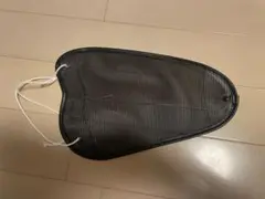 弓道　胸あて　黒メッシュ