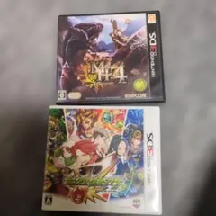 3DS モンスターストライク　モンスターハンター4 セット